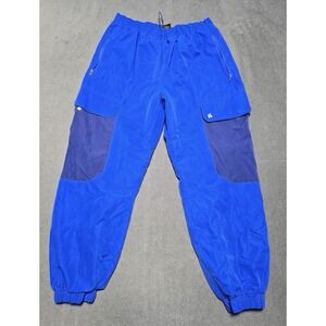 Men's Blue Polar Fleece Lined Pants Zippered Slant Pockets Bonobos‎ Fielder L